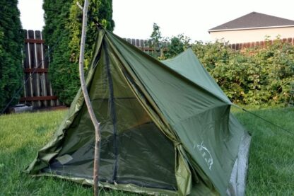 Trekking pole backpacking tent