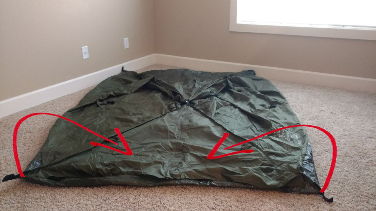 How to Fold a Backpacking Tent to smaller than a kids football in under