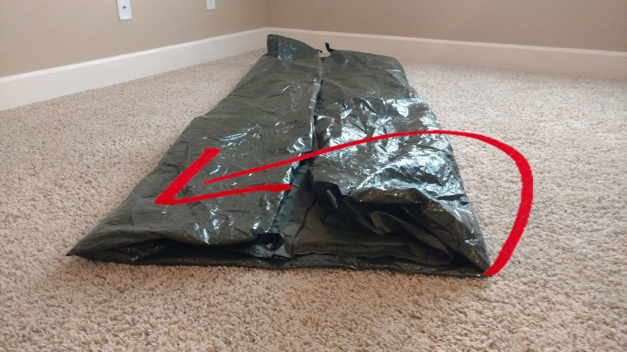 How to Fold a Backpacking Tent to smaller than a kids football in under
