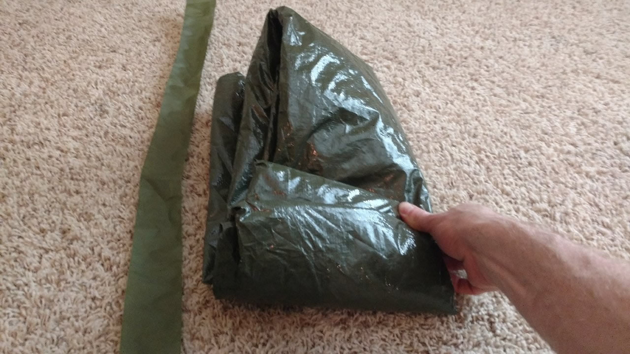 How to Fold a Backpacking Tent to smaller than a kids football in under