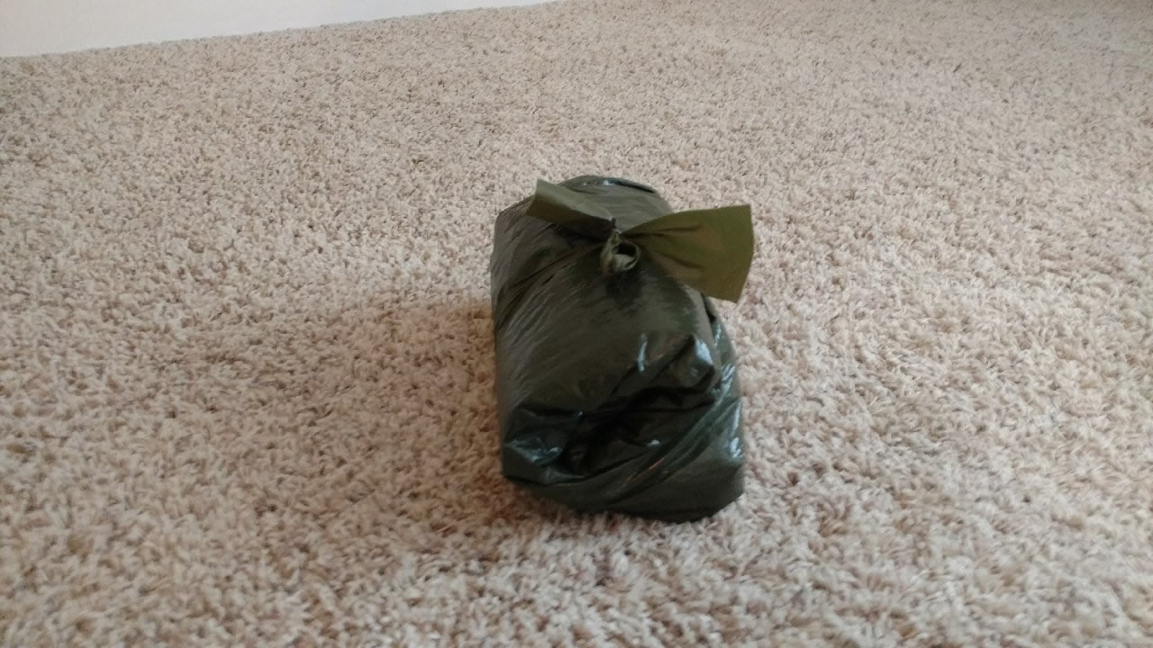 How to Fold a Backpacking Tent to smaller than a kids football in under