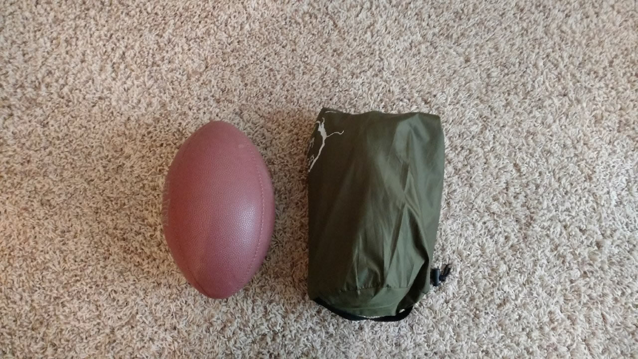 How to Fold a Backpacking Tent to smaller than a kids football in under