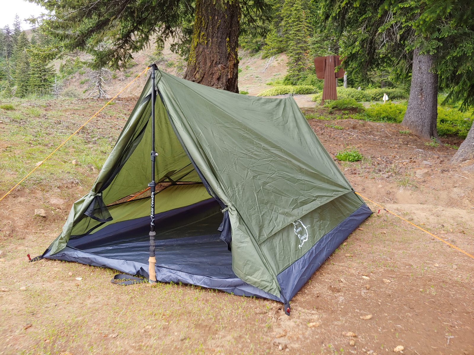 Zig 10 Personne Camping Mesh Ventilation 5 M Couleur Orange Bell Tente 5 m 5 m 