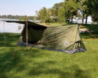 Trekking pole tent 1A