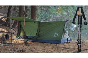 Trekking pole tent 1A with poles