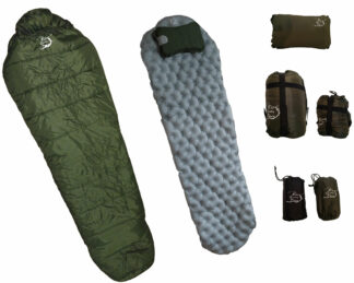 backpacking sleeping bag combo set