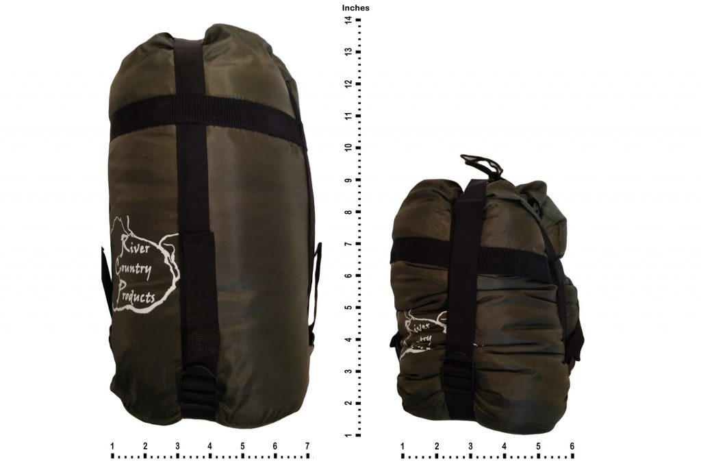 Sleeping Bag, Sleeping Pad, Pillow Combo Set River Country Products