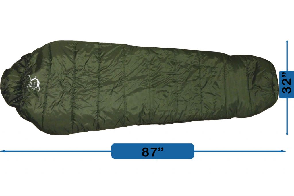 Sleeping Bag, Sleeping Pad, Pillow Combo Set River Country Products