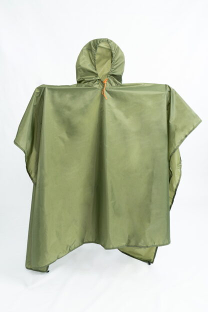 lightweight backpacking poncho green