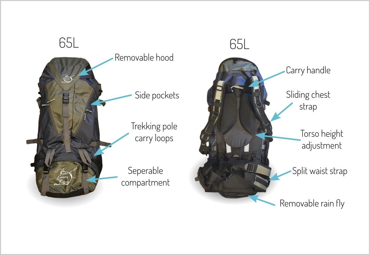 65 liter backpacking backpack