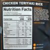 backpacking meal nutrition information