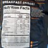 backpacking meal nutrition information