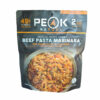 Beef Pasta Marinara - Peak Refuel Meals