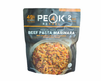 Beef Pasta Marinara - Peak Refuel Meals