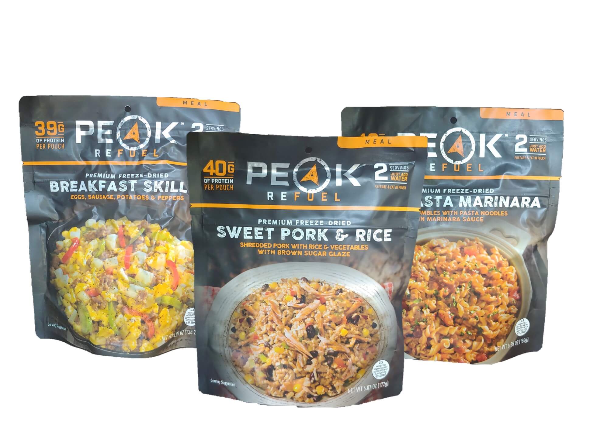 freeze dried food packets