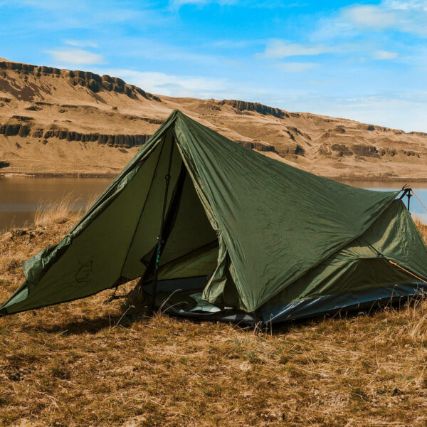 Trekker Tent 1V, 1-Person Trekking Pole Tent, 2-Layer Backpacking Tent ...