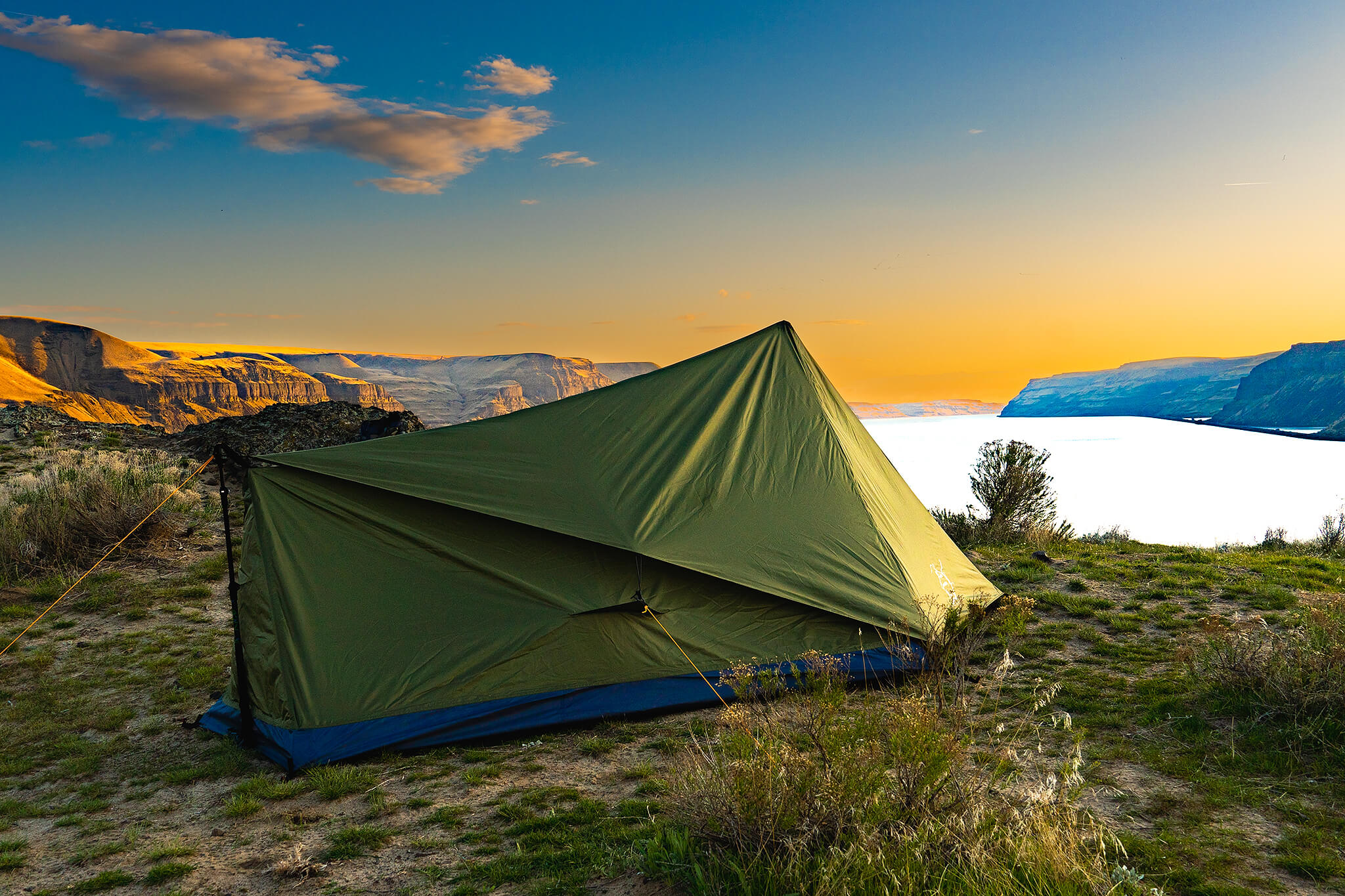 river country products trekking pole tent twin sisters washington