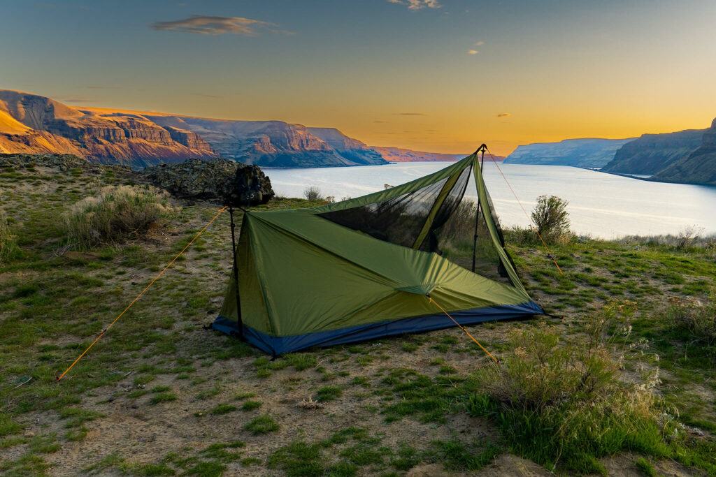 River country products trekking pole tent ultralight backpacking tent deals