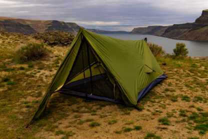 river country products trekking pole tent twin sisters washington