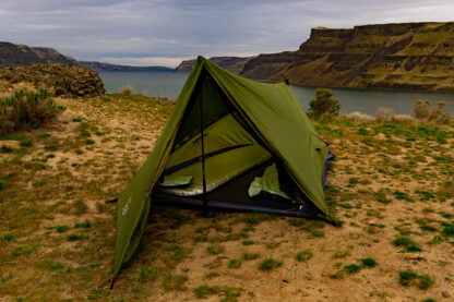 river country products trekking pole tent twin sisters washington