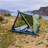 trekking pole tent without rain fly