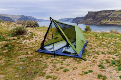 trekking pole tent without rain fly