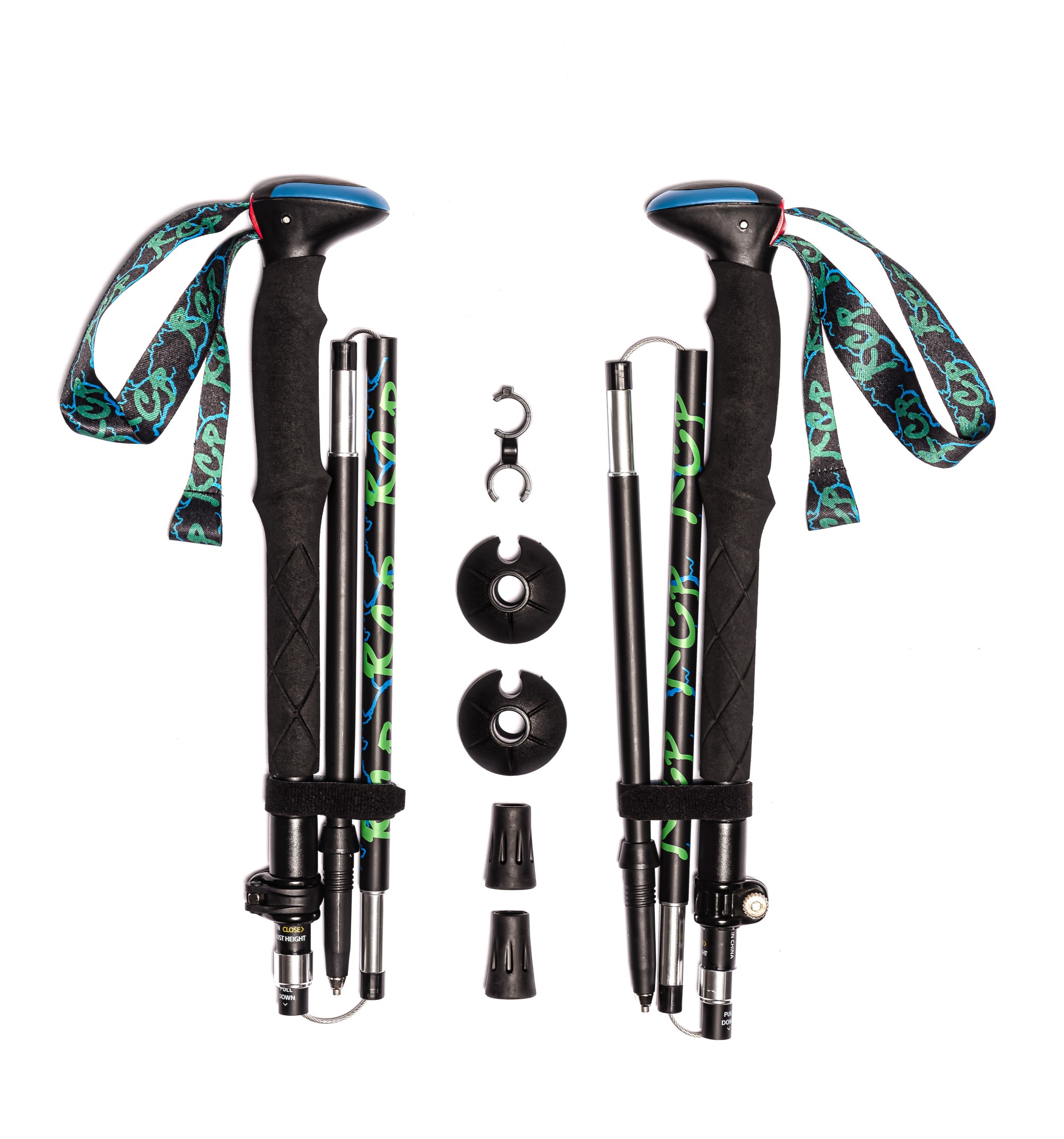 rcp folding carbon trekking poles