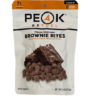 chocolate fudge brownie bites peak refuel