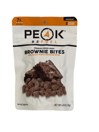 chocolate fudge brownie bites peak refuel