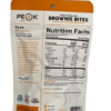 chocolate fudge brownie bites peak refuel nutrition facts