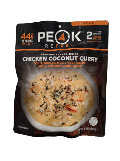 chicken coconut curry peak refuel front