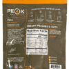 creamy peaches & oats peak refuel nutrition facts