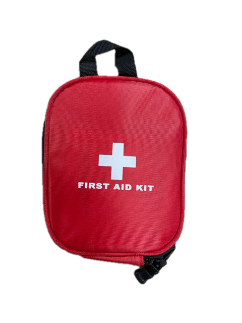 red medium first aid kit