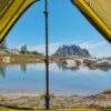 backpacking trekking pole tent interior