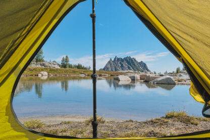 backpacking trekking pole tent interior