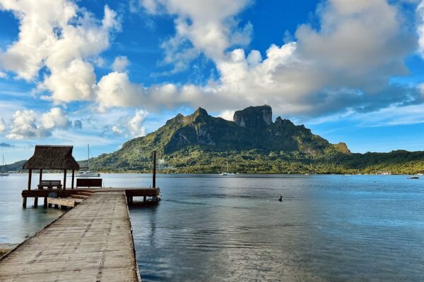 Bora Bora, view from Bloody Mary's