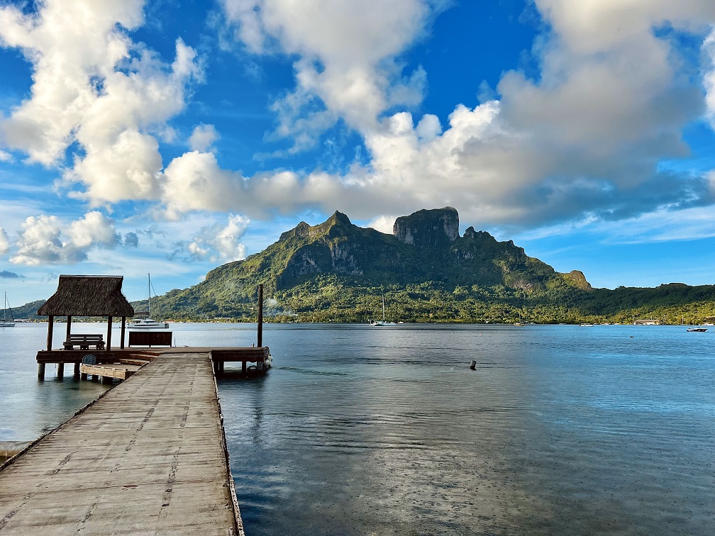 Bora Bora, view from Bloody Mary's