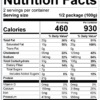 peak refuel bison bowl nutrition facts dehydrated meal