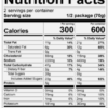 Peak Refuel Mountain Berry Cobbler Nutrition Facts