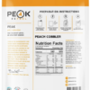 peak refuel peach cobbler