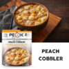 peak refuel peach cobbler dehydrated meal